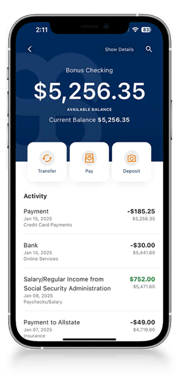 bethpage mobile banking features bill pay